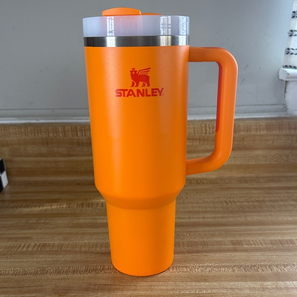 Stanley Vibrant Orange Travel Tumbler
